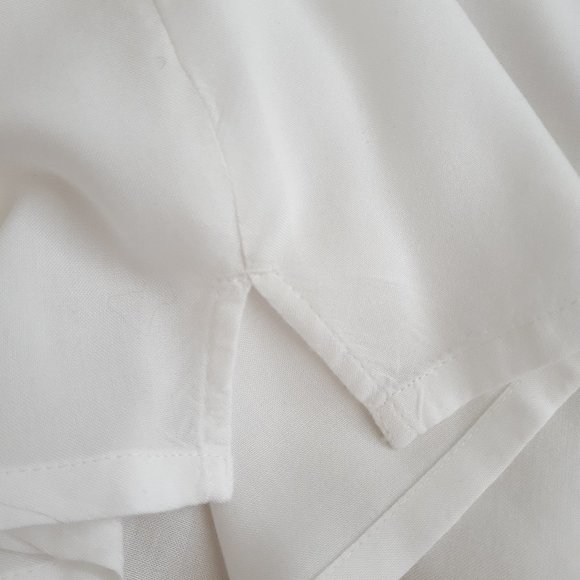 Forever 21 viscose collared short sleeve top S/P - Picture 6 of 14